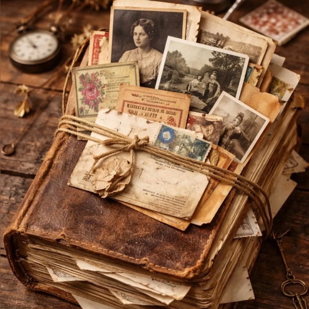 Mystery Vintage Ephemera Large Bundle